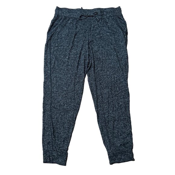 Old Navy Jogging Pant Heathered Lounge Jogger Elastic Pockets Tapered Leg Large - Picture 1 of 8